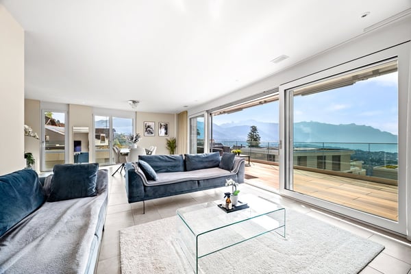 Duplex-attique d'exception avec vue panoramique sur le Léman 7