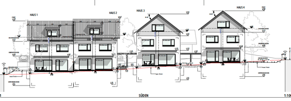 Bauland in Niedermuhlern – Grundstück  1'300 m² für 4 x EFH 9
