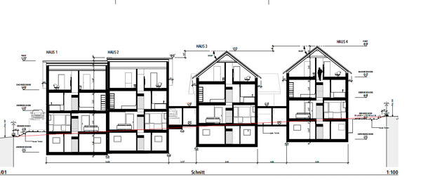 Bauland in Niedermuhlern – Grundstück  1'300 m² für 4 x EFH 8