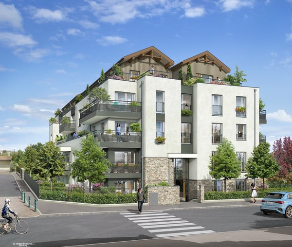 Appartement neuf de 2,5 pièces avec balcon à Ville-la-Grand