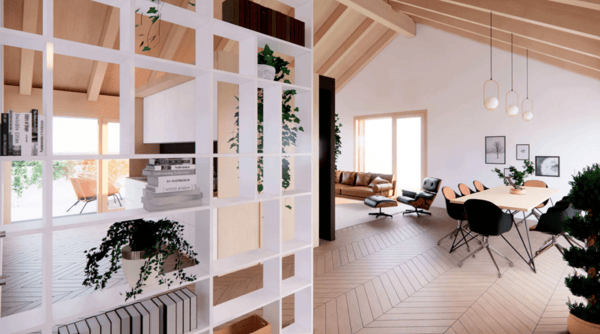 Appartement neuf de 3.5 pièces avec terrasse à St-Aubin FR 7