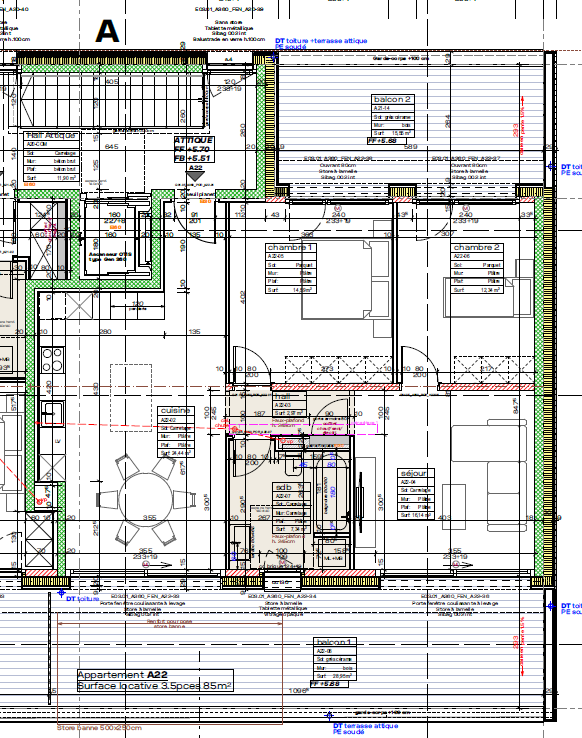Appartement neuf de 3.5 pièces avec terrasse à St-Aubin FR 10