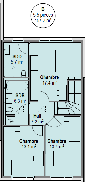 Villas mitoyennes 3.5 pièces à Cressier dès chf 1'370'580.- places couvertes incluses 8