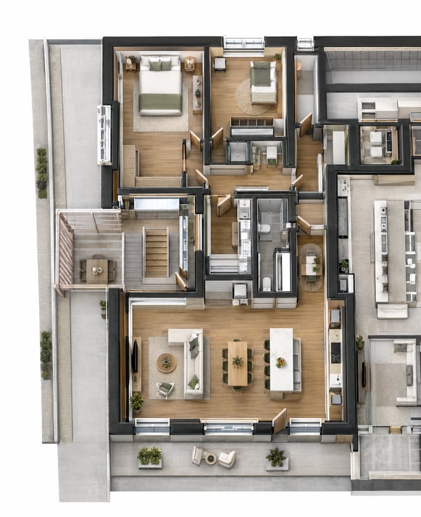 Appartement neuf de 3.5 1er étage à St-Aubin FR 4