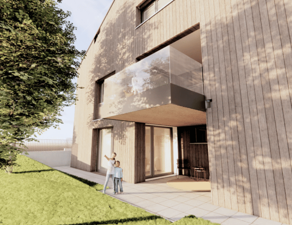 Appartement neuf de 3.5 1er étage à St-Aubin FR