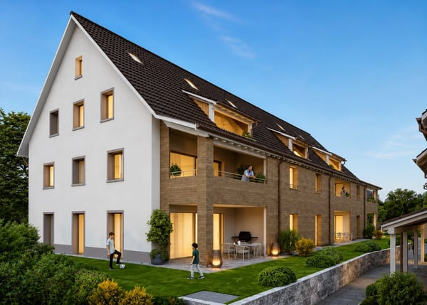 4.5-Zimmer-Maisonette mit Galerie und Balkon