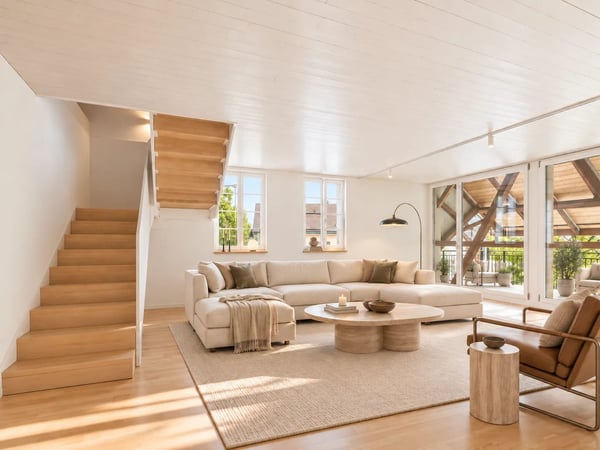 2-Zimmer-Maisonette mit Balkon und Seesicht in Thalwil mieten