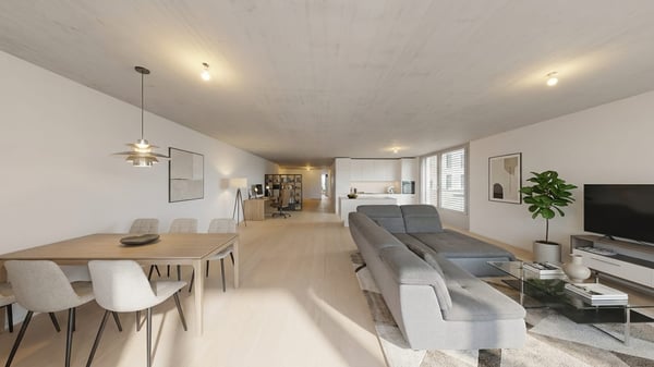 3.5-Zimmer mit Loggia und Bergsicht in Mels mieten 8