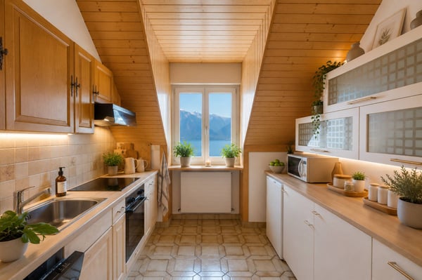 Appartement de 3.5 au dernier étage avec vue sur le lac 4