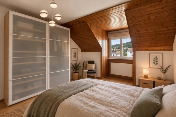 Appartement de 3.5 au dernier étage avec vue sur le lac 5