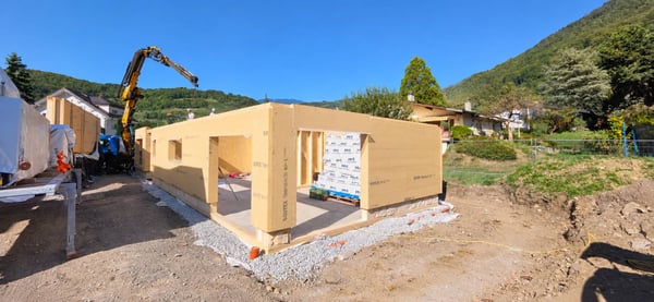 Villa en construction dans un quartier résidentiel 7