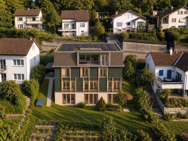 Maisonnette 2.5 pièces, jardin privatif de 127 m² — construction bois neuve, Biel/Bienne 2