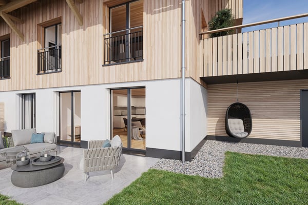 Erstvermietung: 3.5 Zimmer mit 50.8 m² Privatgarten – Neubau in Kerns