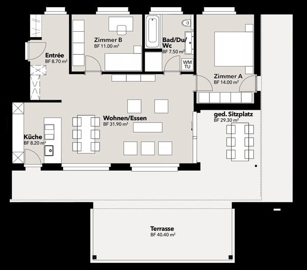 Neubau mit Weitblick: 4.5-Zimmer-Attika mit grosser Terrasse in Niederbipp 10