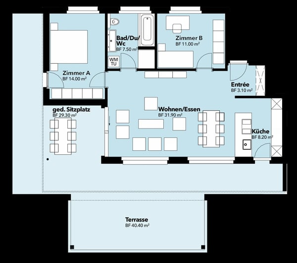 Neubau mit Weitblick: 4.5-Zimmer-Attika mit grosser Terrasse in Niederbipp 11