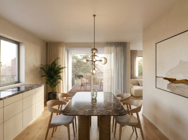 B3: Grosszügige 4.5-Zimmer-Neubauwohnung mit Balkon in Scheuren
