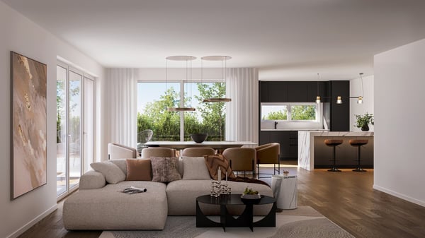 Moderne 4.5-Zimmer-Eigentumswohnung mit grossem Privatgarten