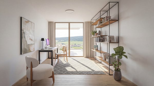 4.5-Zimmer-Terrassenwohnung mit 52 m² Loggia und 12m² Rasenfläche in Erlinsbach kaufen 6