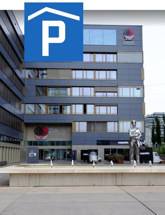 Einstellhallenplatz zur Miete in Zürich West – Pfingstweidstrasse