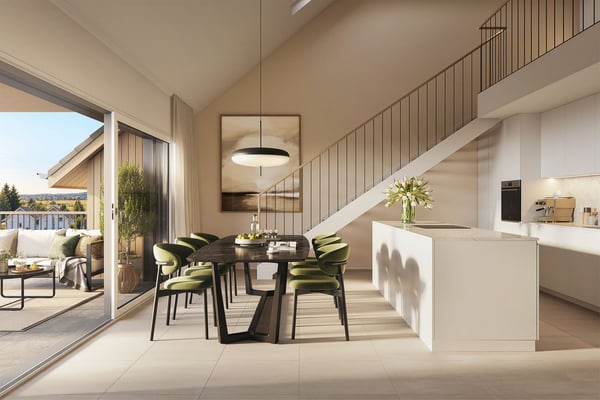 Neubau: 6.5-Zimmer-Duplexwohnungen mit Aussicht