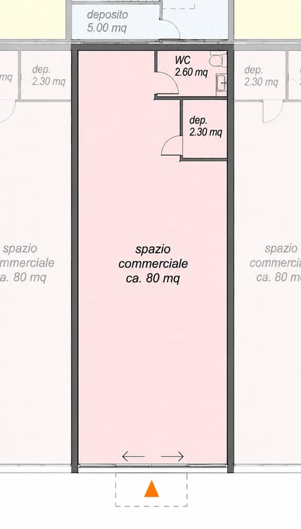 Esclusivo spazio commerciale di circa 80 m² direttamente sulla Via Cantonale a Contone 4