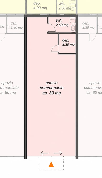 Esclusivo spazio commerciale di circa 80 m² direttamente sulla Via Cantonale a Contone 4