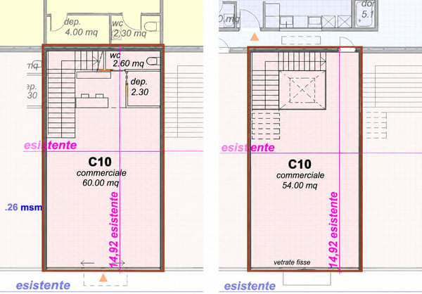 Duplex commerciale su due livelli direttamente sulla Via Cantonale a Contone 5