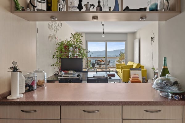 Aldesago 2.5 Zimmer, vermietet, mit Blick auf den Golf von Lugano 5