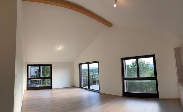 Appartement attique neuf 5 pièces 1er étage avec vue à Russin 2