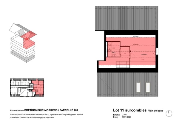 Duplex moderne de 4.5 pièces à Bretigny-sur-Morrens 13