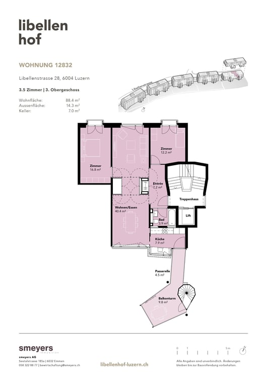 Erstvermietung 3.5-Zimmerwohnung Libellenhof mit möglichem Belegungszuschuss 11