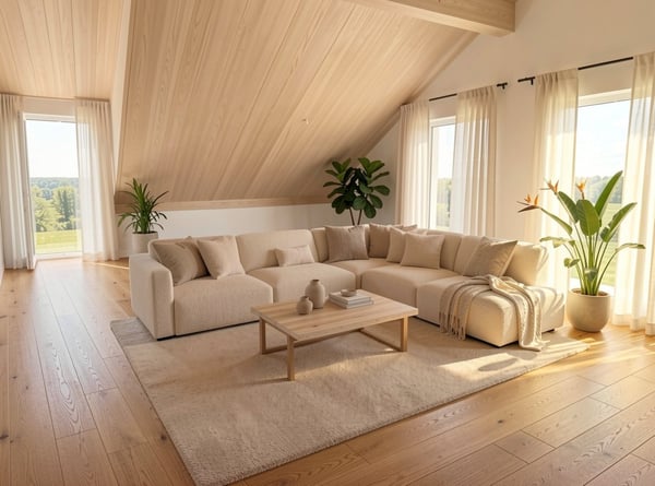 Erstbezug neue 3.5-Zimmer-Dachgeschosswohnung mit viel Holz 1