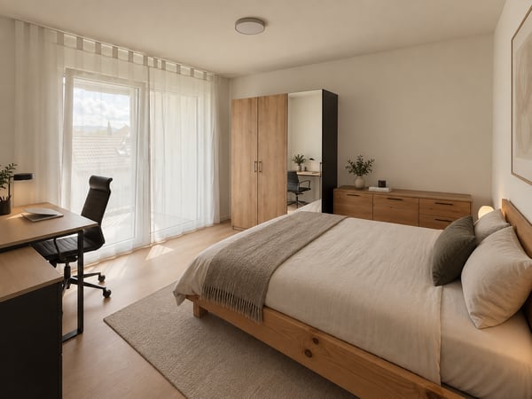 Moderne 3.5-Zimmer-Wohnung mit Balkon in Bazenheid 3