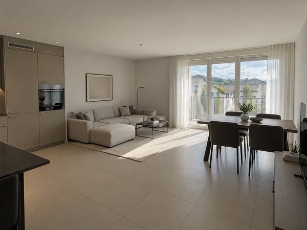 Moderne 3.5-Zimmer-Wohnung mit Balkon in Bazenheid 2