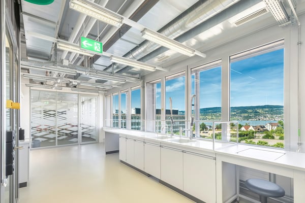 Erstklassige Labore mit BSL1 und BSL2 Standard im Horgen Labs Campus 6