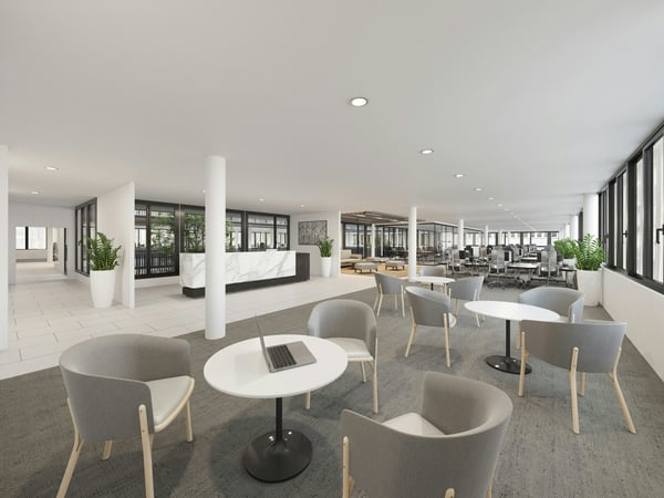 Büros, Praxis oder Showroom von 180 m2 bis 1'120 m2 mal anders: Lichtdurchflutet u. mit Pateo-Flair 3