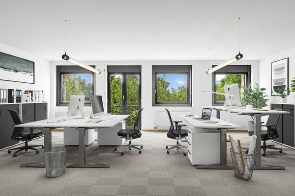 Büroflächen mit flexiblem Ausbaukonzept von 170 - 530 m2 im Business Center G15 2