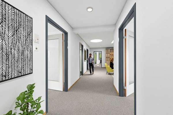 Büroflächen mit flexiblem Ausbaukonzept von 170 - 530 m2 im Business Center G15 1