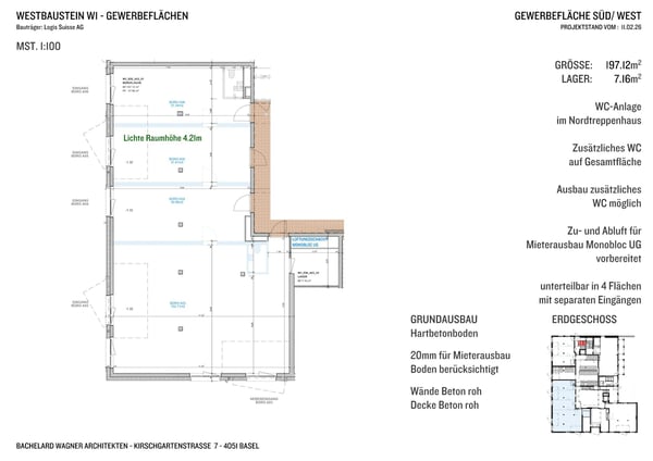 Gewerbenutzung im aufstrebenden Quartier ZEPRA - ca. 204 m² 2