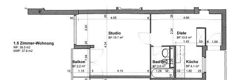 Wohnen beim Bahnhof Kloten mit Blick ins Grüne 6
