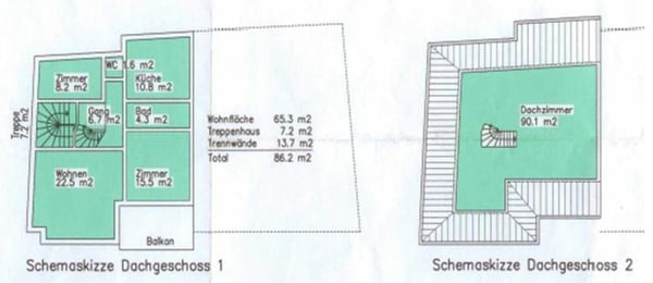 Exklusive 3.5-Zimmer-Maisonettewohnung mit Cheminée im beliebten Kreis 8 13