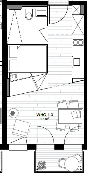 Stilvolles Studio mit modernem Wohnkonzept 6