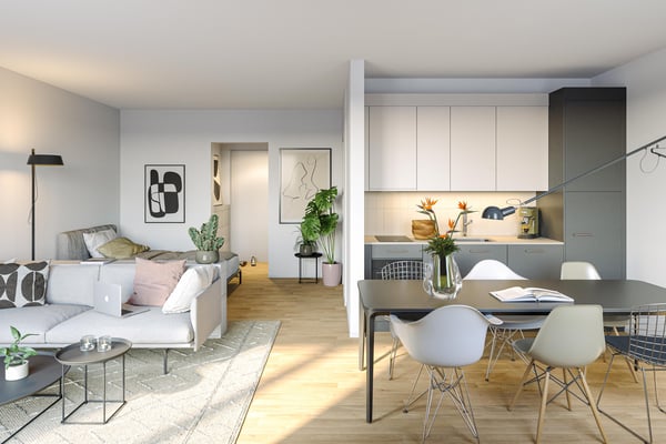 Zentrales Wohnen mit Stil 2