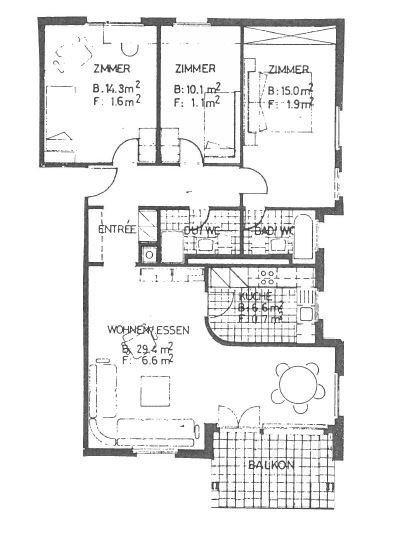 1.5-Zimmer-Wohnung an ruhiger Lage 9