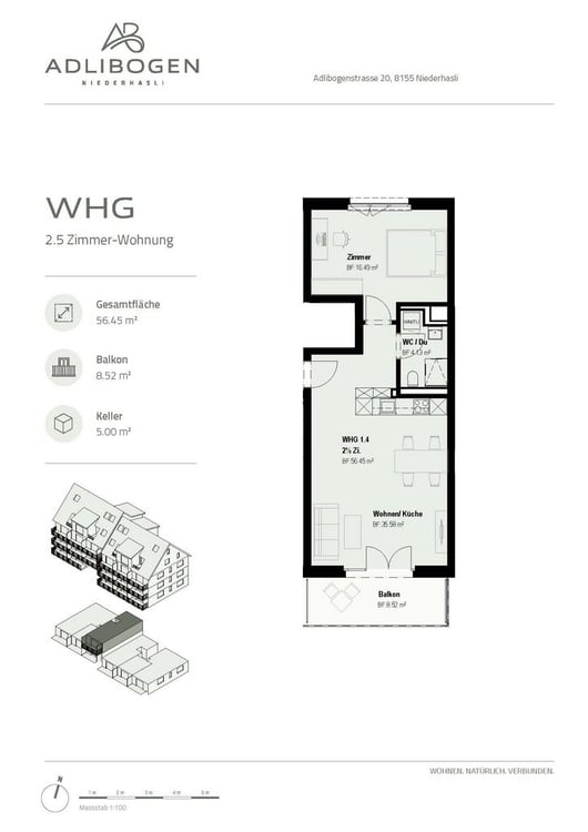 Modernes Wohnen im Neubau ADLIBOGEN - 2.5-Zimmerwohnungen 5