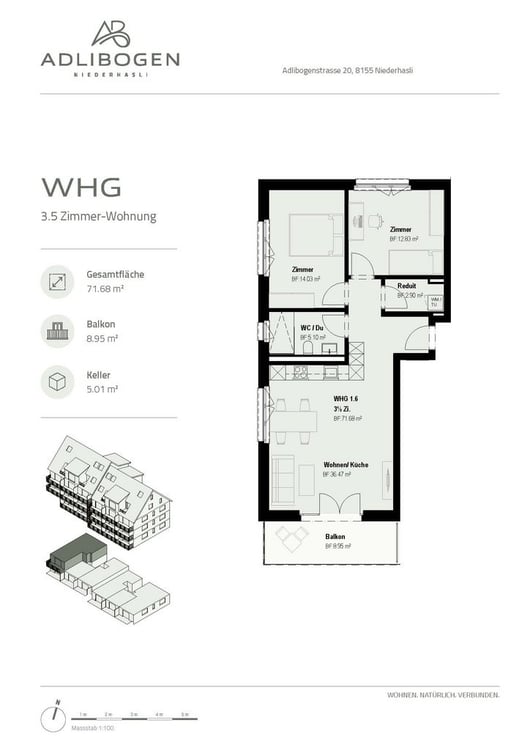 Modernes Wohnen im Neubau ADLIBOGEN - 3.5-Zimmerwohnungen 5