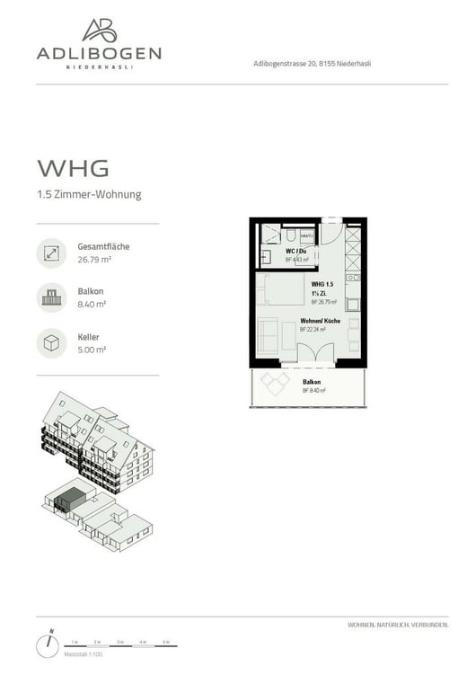 Modernes Wohnen im Neubau ADLIBOGEN - 1.5-Zimmerwohnungen 5