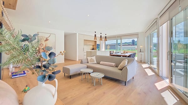 Magnifique appartement 4.5 pces avec jardin à Fétigny / FR 2