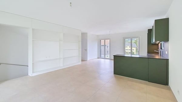 3 villas contiguës 5.5 pces avec jardin privatif à Dompierre / FR 6