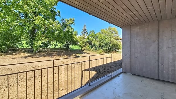 3 villas contiguës 5.5 pces avec jardin privatif à Dompierre / FR 6